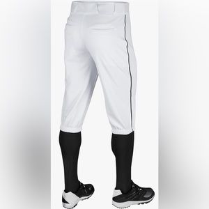 Champro Youth Large White / Black Piped Knicker Baseball Pants